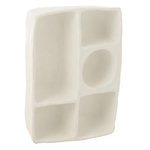 Paris Prix Étagère Murale en Papier Mâché  Flint  80cm Blanc