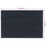 Voir la diapositive 6 : VIDAXL Tapis de porte 5 pcs gris fonce 40x60 cm fibre de coco touffete