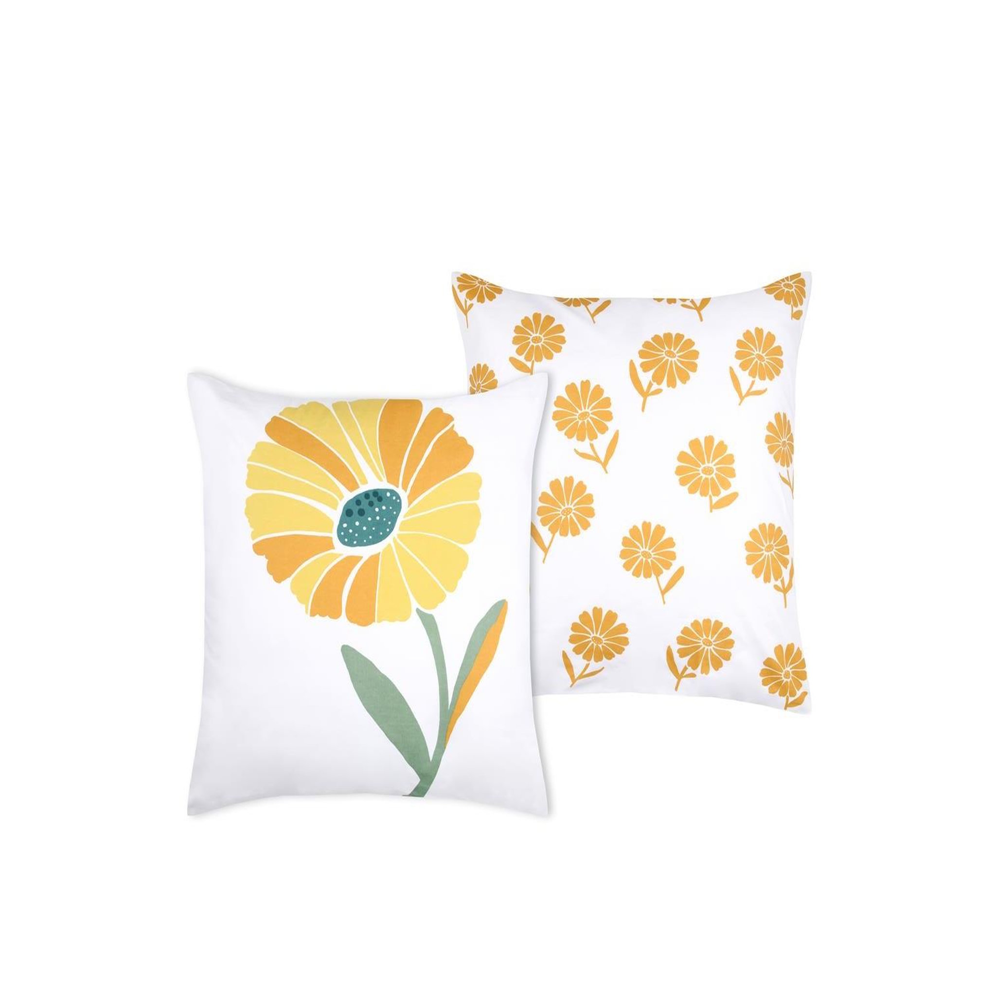 Voir la diapositive 4 : Eden Taie d'oreiller percale de coton motif floral
