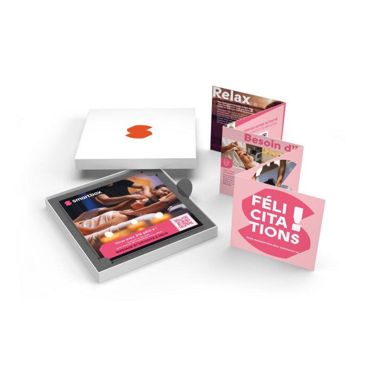 Smartbox Massage et détente à deux - Coffret Cadeau Bien-être