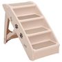Voir la diapositive 2 : VIDAXL Escaliers pliables pour chiens Creme 62x40x49,5 cm