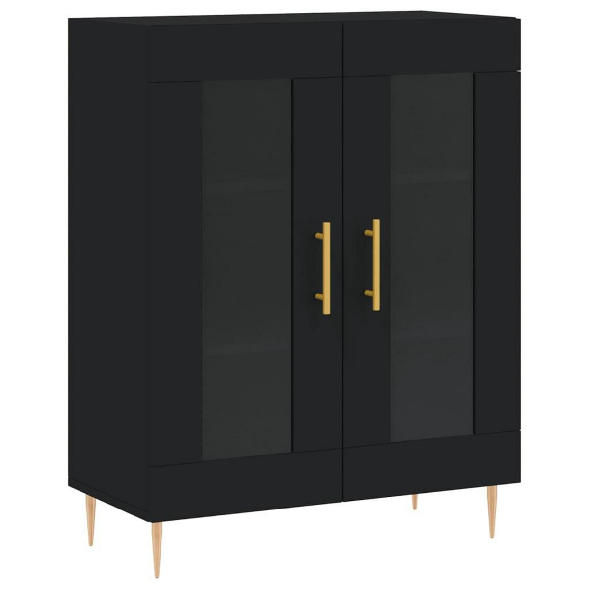 VIDAXL Buffet noir 69,5x34x90 cm bois d'ingenierie