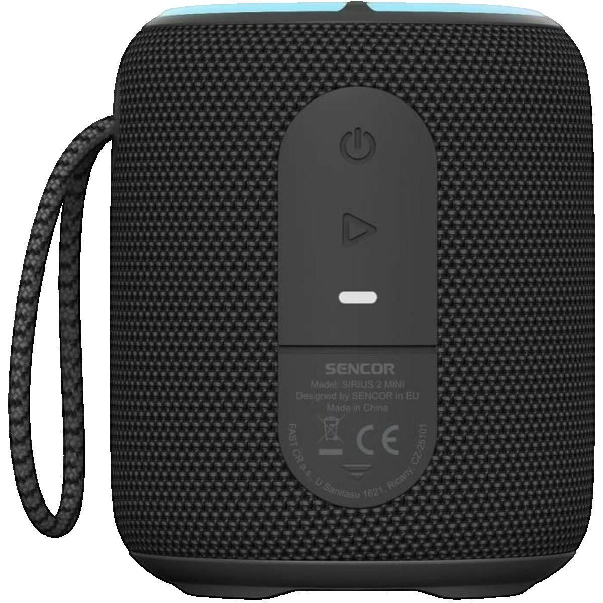 Sirius Enceinte portable Bluetooth Sencor SIRIUS 2 MINI Noir