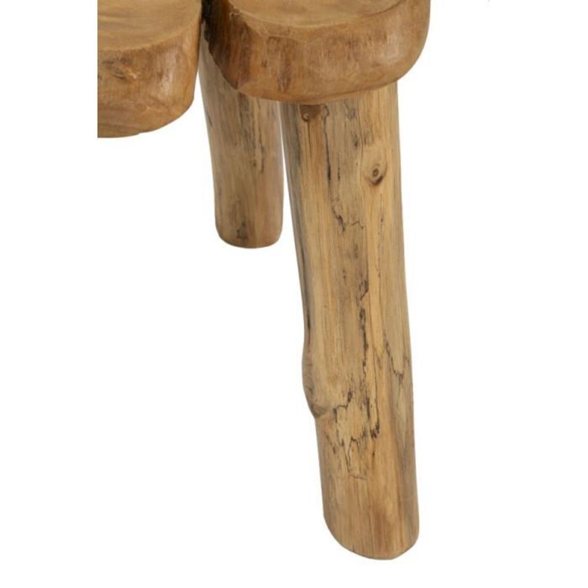 Paris Prix Table d'Appoint en Bois  Bintang  50cm Naturel