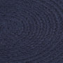 Voir la diapositive 3 : VIDAXL Napperons 4 pcs Bleu marine Plain 38 cm Rond Coton