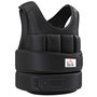 Voir la diapositive 1 : HOMCOM Gilet lesté réglable veste lestée 10 Kg max. poids amovibles entrainement musculation exercice boxe oxford noir