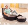 Voir la diapositive 2 : INTEX Ensemble fauteuil + pouf gonflables Ultra Lounge - Intex