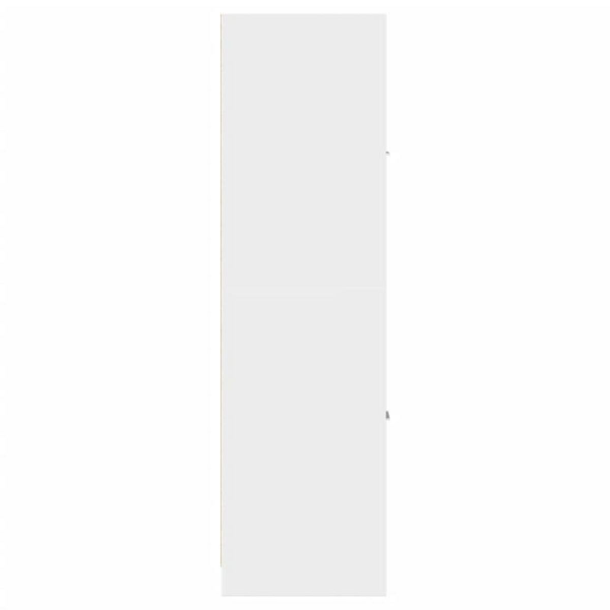 VIDAXL Armoire d apothicaire blanc 30x41x144,5 cm bois d ingénierie