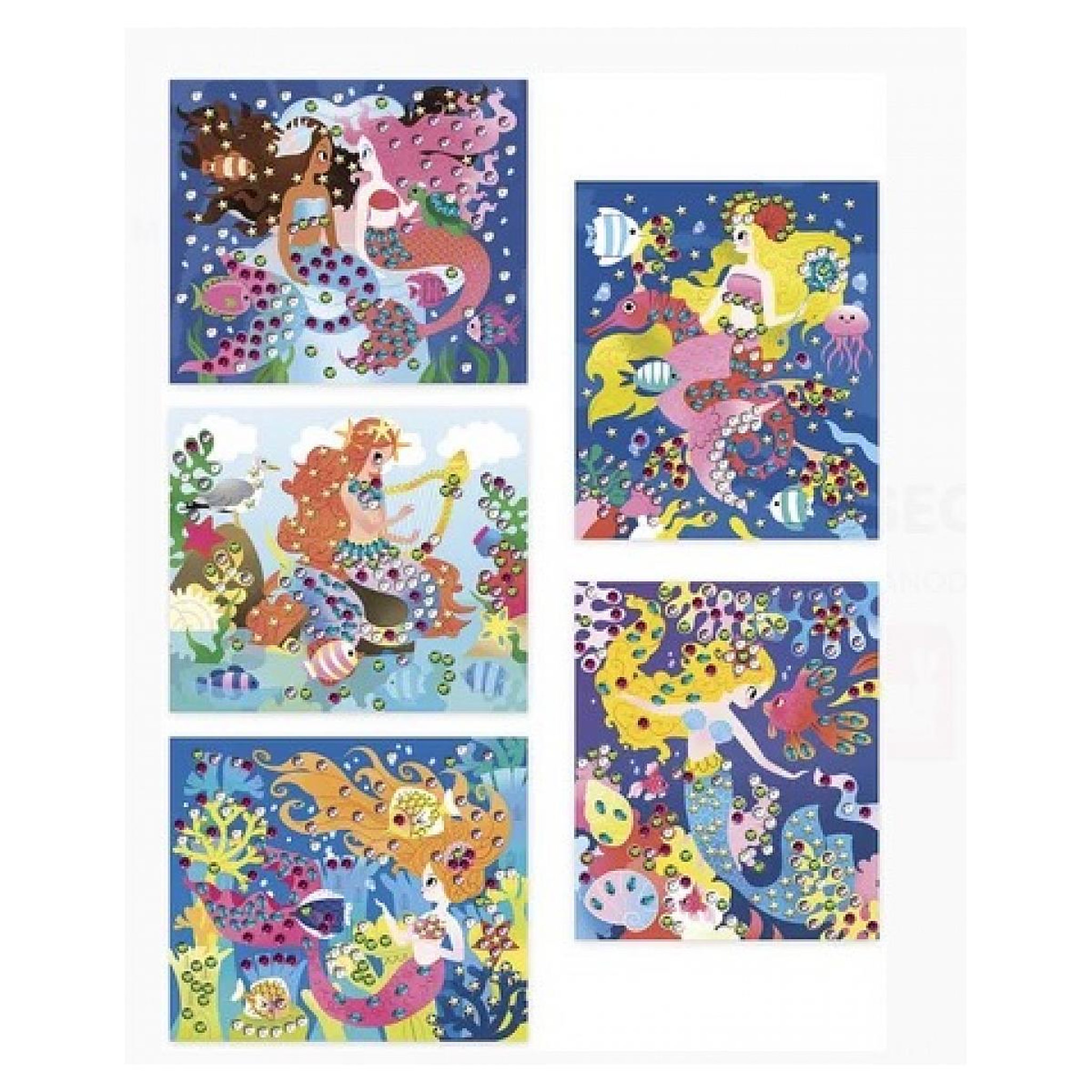 Voir la diapositive 2 : Juratoys-Janod Sequins a coller - Sirenes