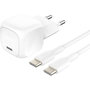 Voir la diapositive 1 : Belkin Chargeur 20W USB-C BLANC