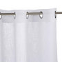 Voir la diapositive 5 : ATMOSPHERA Rideau Voilage  Fred  140x240cm Blanc