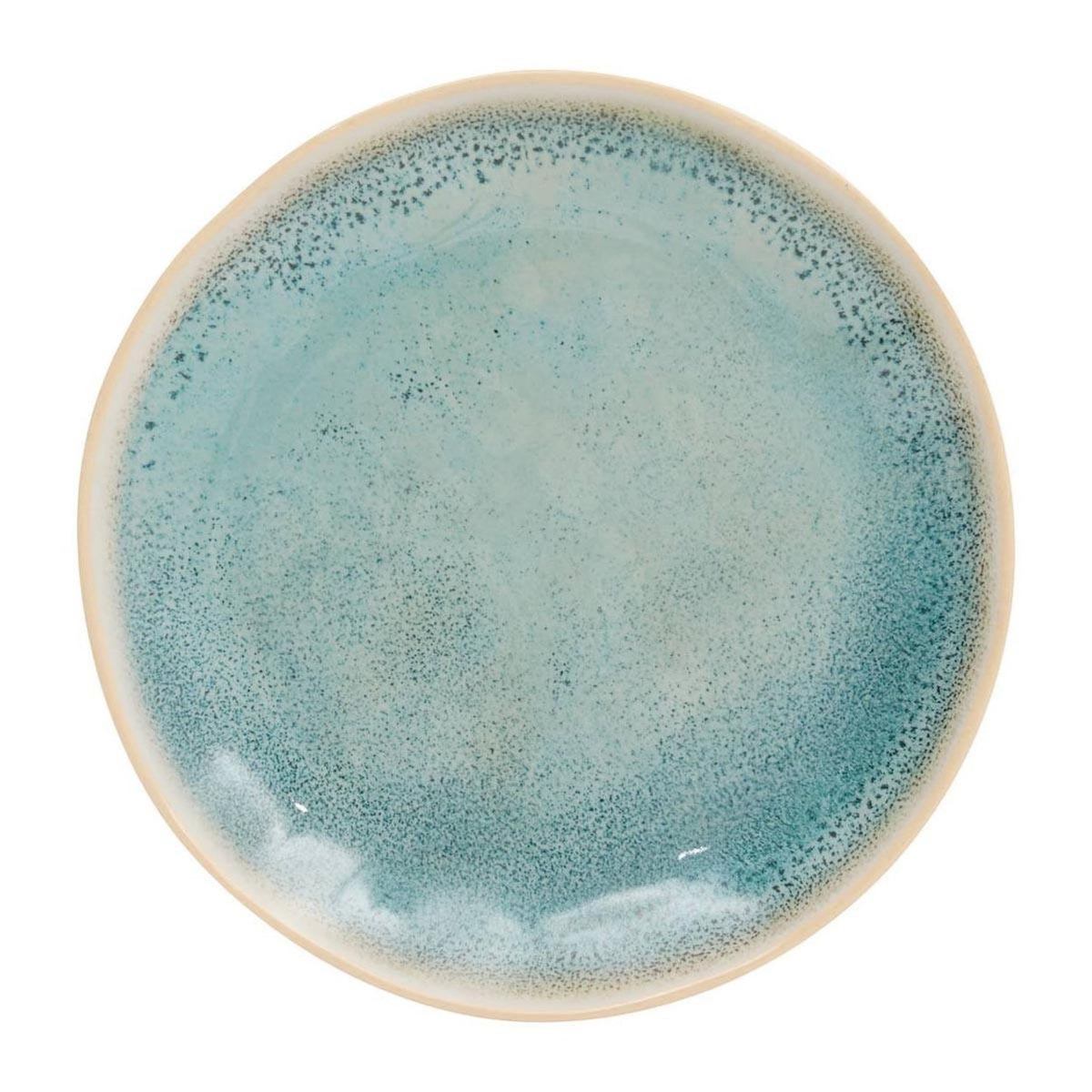 SECRET DE GOURMET Lot de 6 Assiettes à Dessert  Pia  23cm Bleu