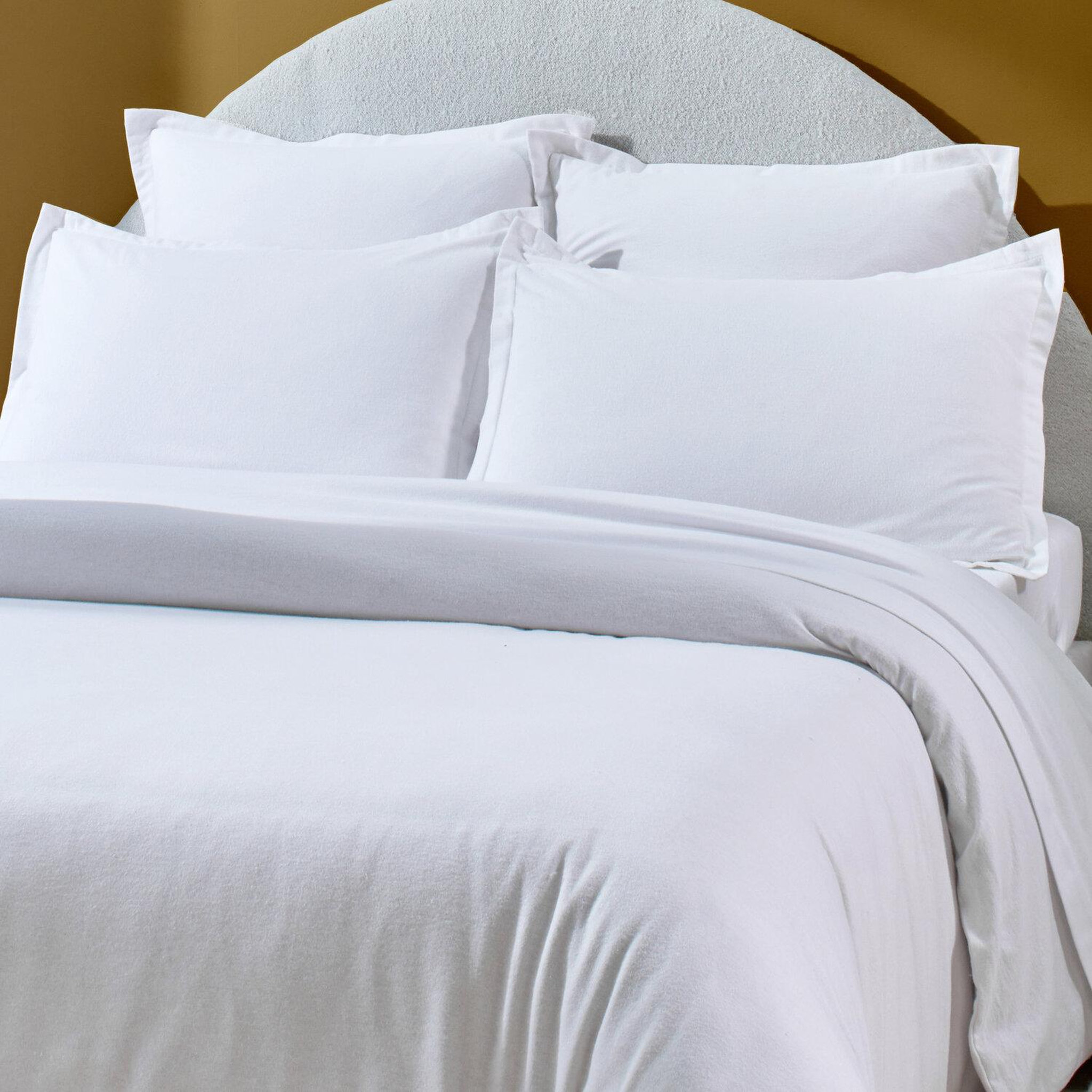 Voir la diapositive 3 : Home collection Housse de couette 100% flanelle de coton