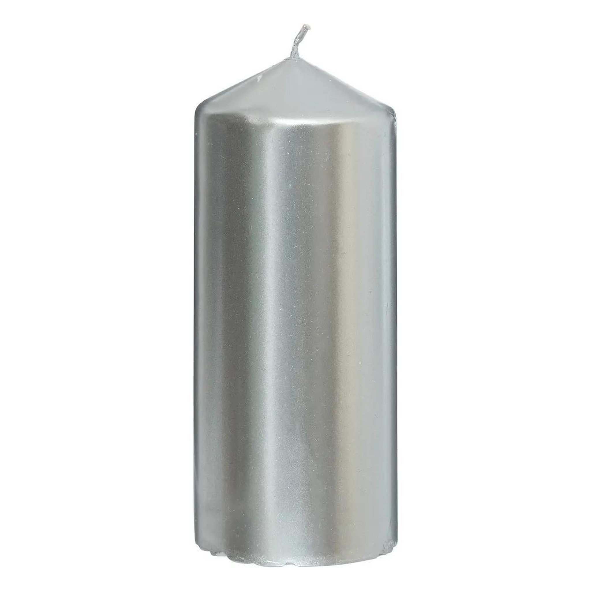 Voir la diapositive 5 : ATMOSPHERA Lot de 4 bougies de l'avent  satin  12cm argent