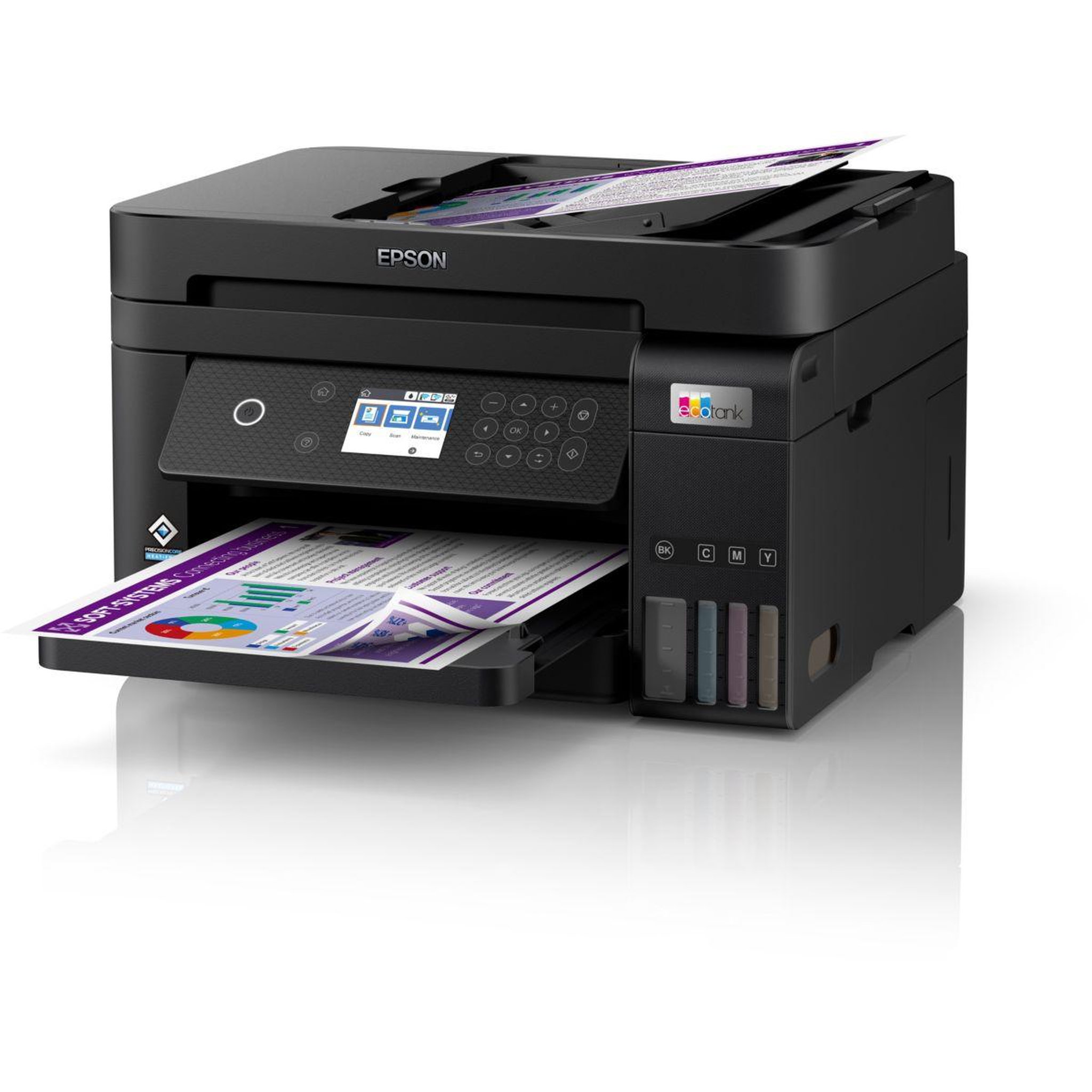 Voir la diapositive 3 : Epson Imprimante jet d'encre EcoTank ET-3850