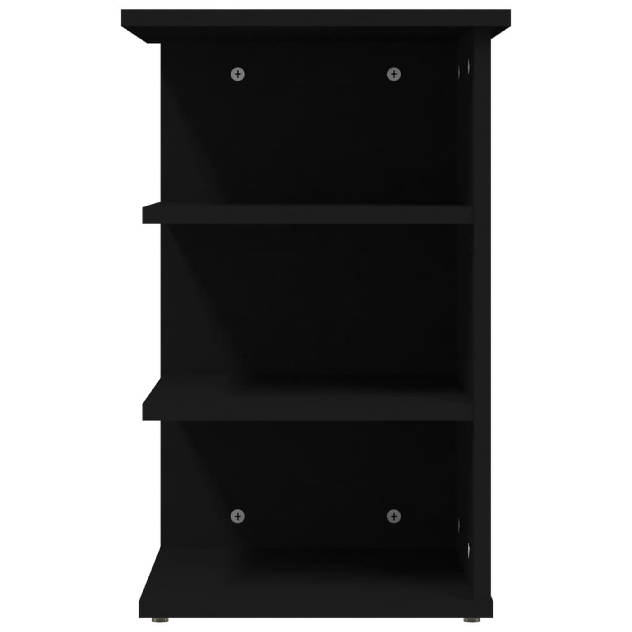 Voir la diapositive 5 : VIDAXL Armoire laterale Noir 35x35x55 cm Agglomere
