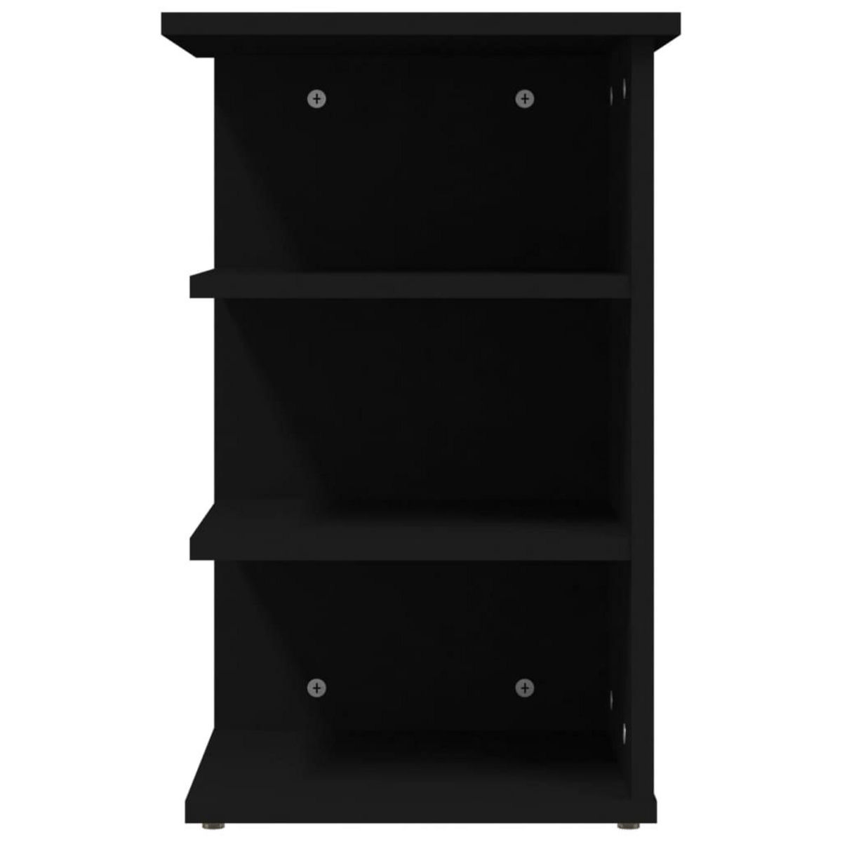 VIDAXL Armoire laterale Noir 35x35x55 cm Agglomere