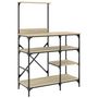 Voir la diapositive 2 : VIDAXL Support de boulanger chêne sonoma 90x40x132 cm