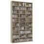 Voir la diapositive 3 : VIDAXL Armoire a CD Chene sonoma 102x16x177,5 cm Bois d'ingenierie