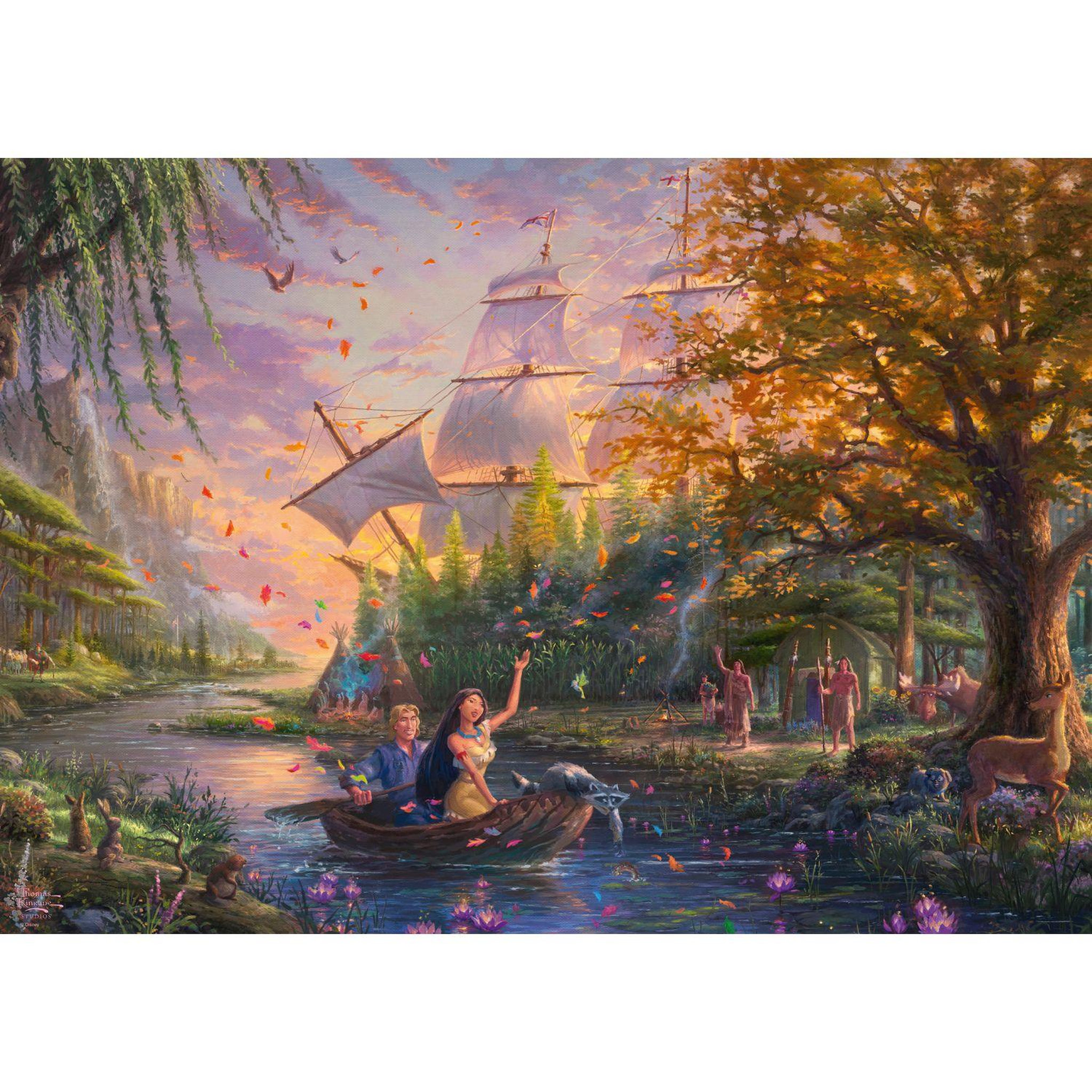 Voir la diapositive 2 : Schmidt Puzzle - Disney Pocahontas - 1000 pièces