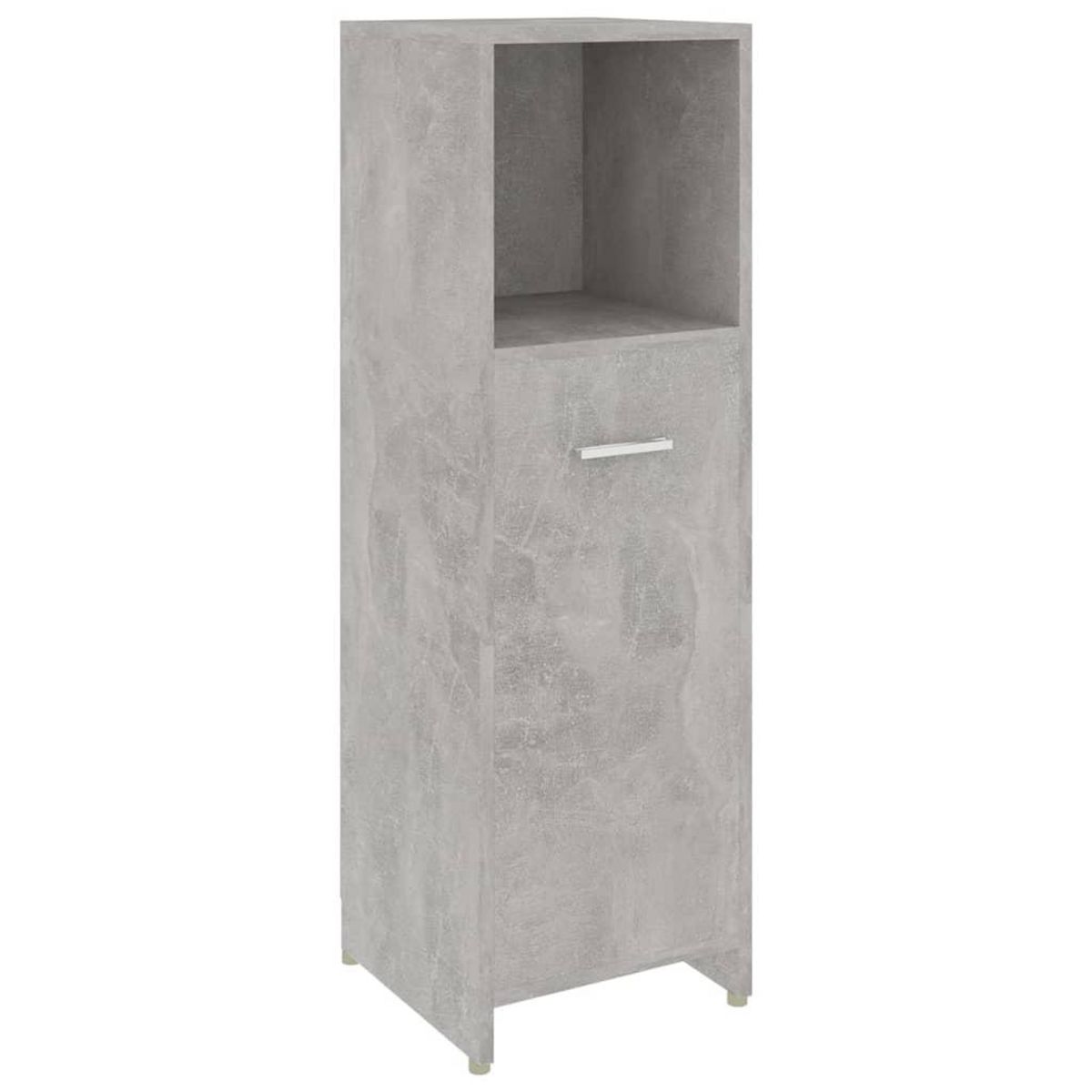 VIDAXL Armoire de salle de bain Gris beton 30x30x95 cm Bois ingenierie