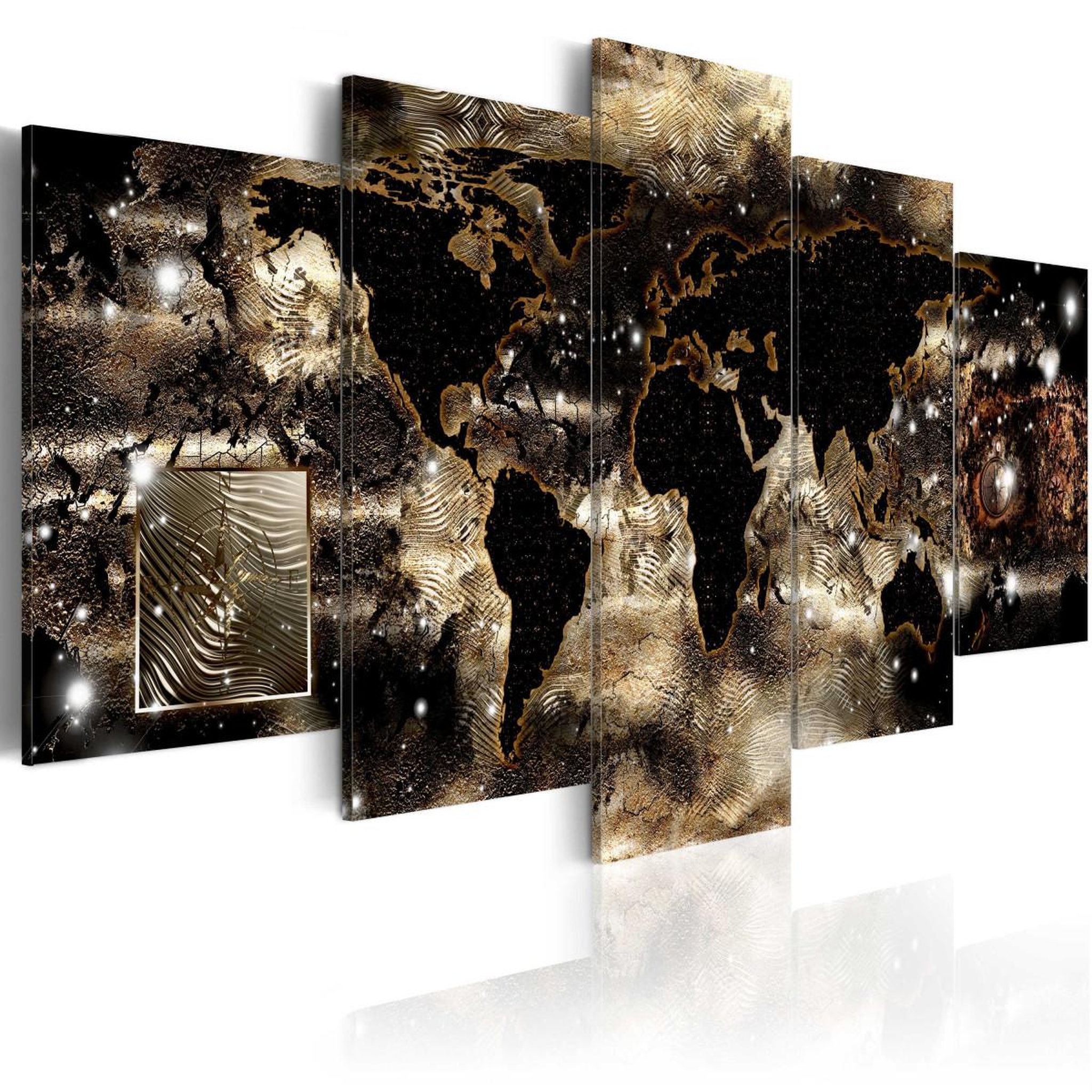 Voir la diapositive 1 : Paris Prix Tableau Imprimé  Continents & Stars