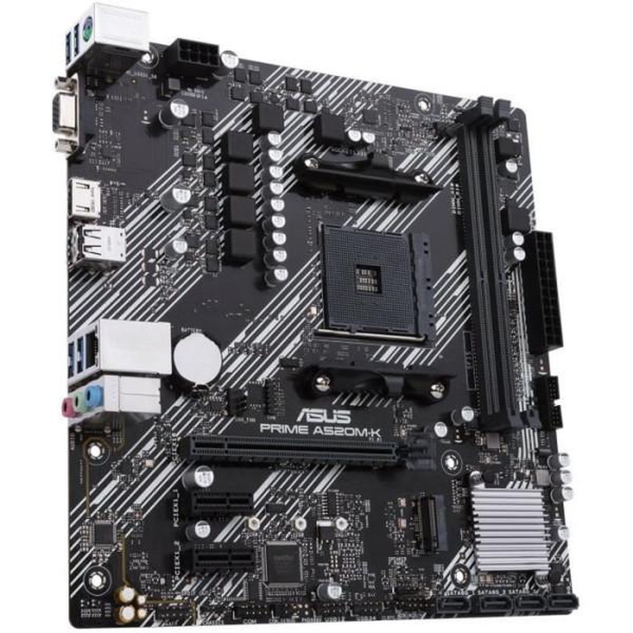 Voir la diapositive 4 : ASUS Carte mere - ASUS - PRIME A520M-K - AMD A520 - Micro ATX - 64 Go RAM