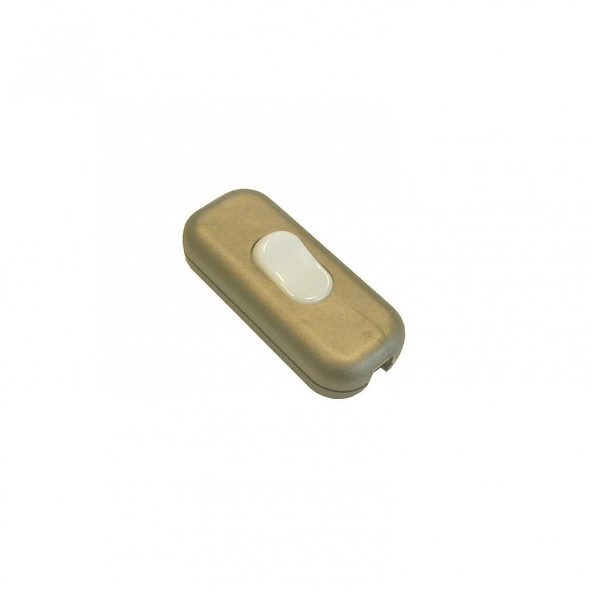 CENTRALE BRICO Interrupteur TIBELEC, plastique, or