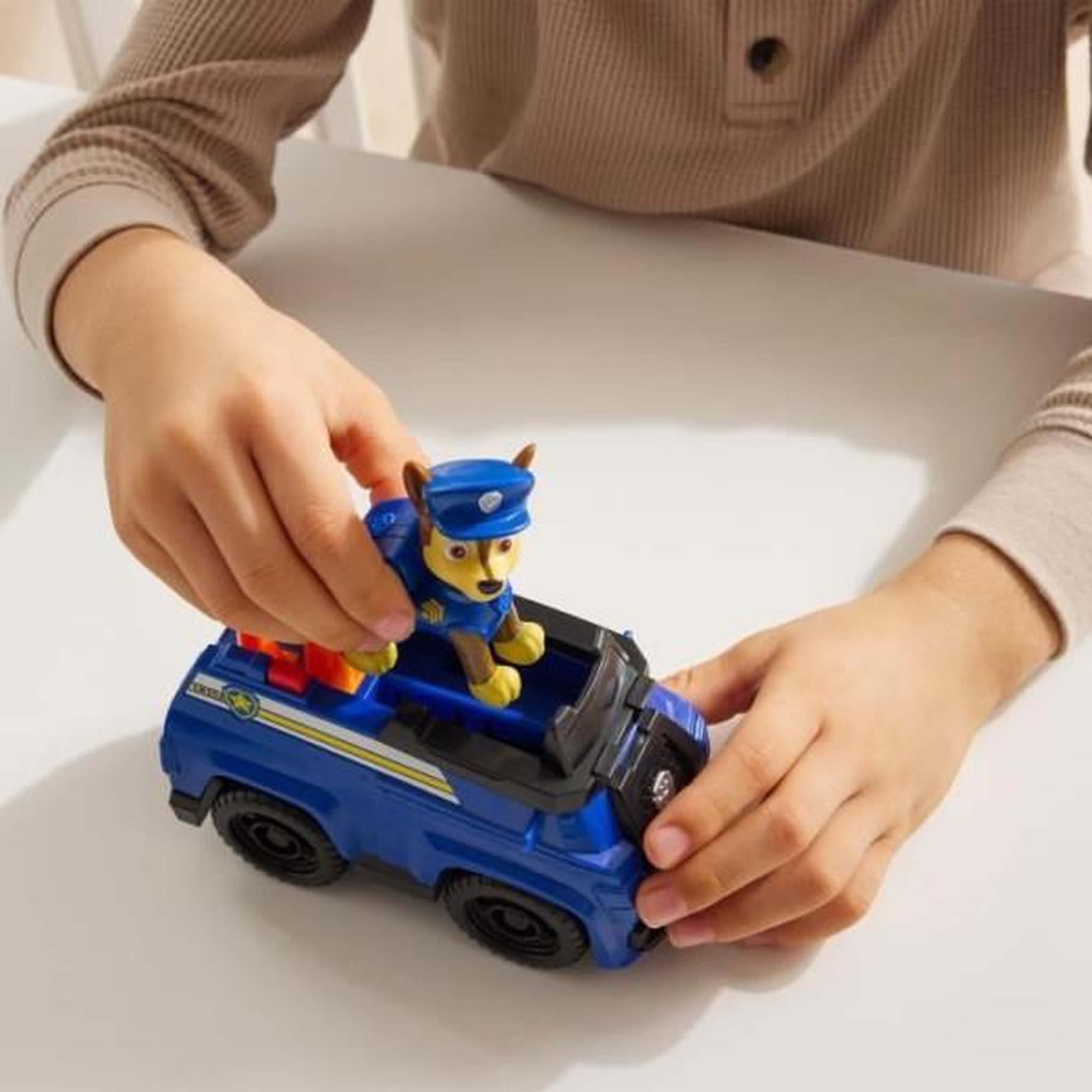 Voir la diapositive 5 : PAW PATROL Véhicule avec Figurine Chase Paw Patrol Pat'Patrouille