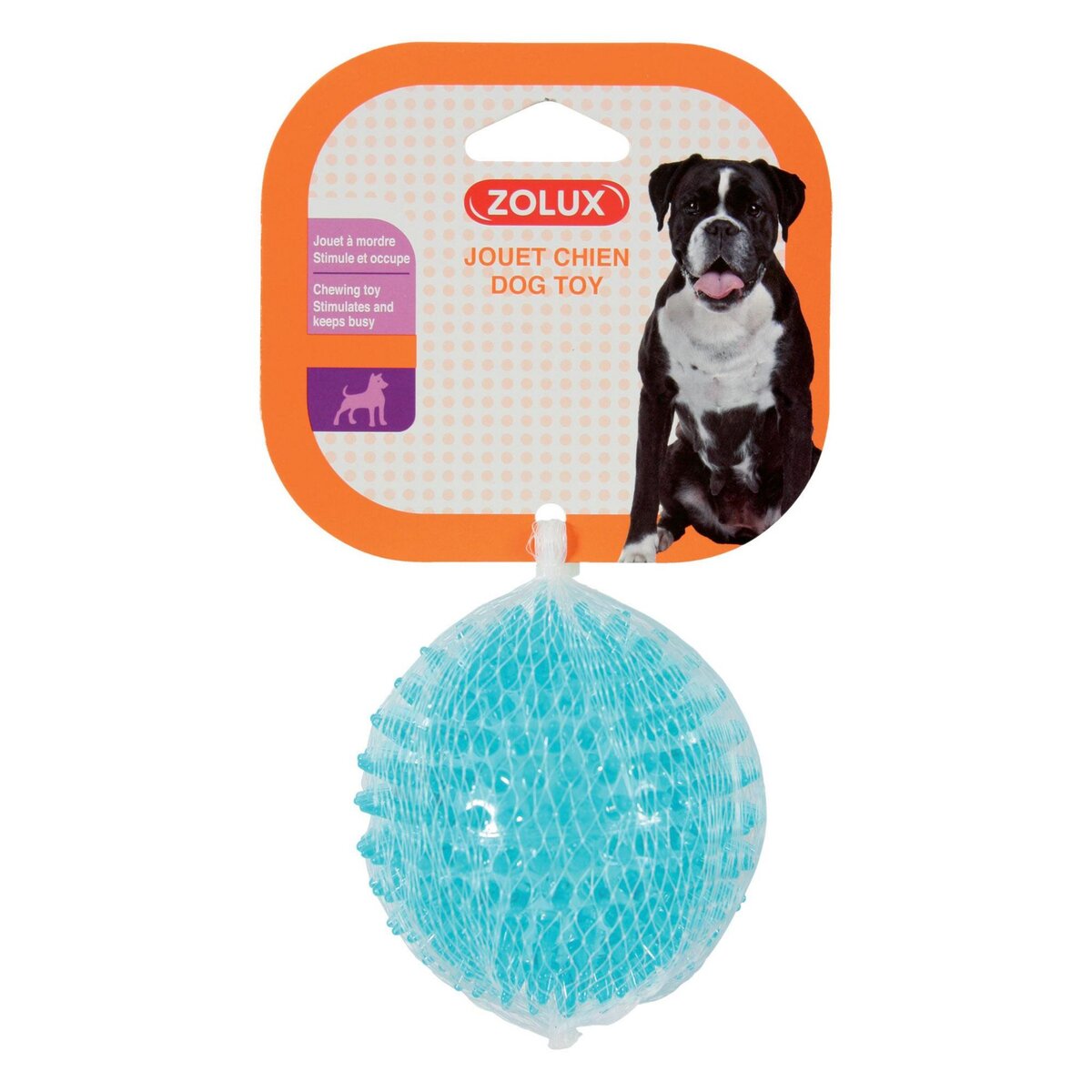 Zolux Jouet Chien Balle Turquoise - ZOLUX