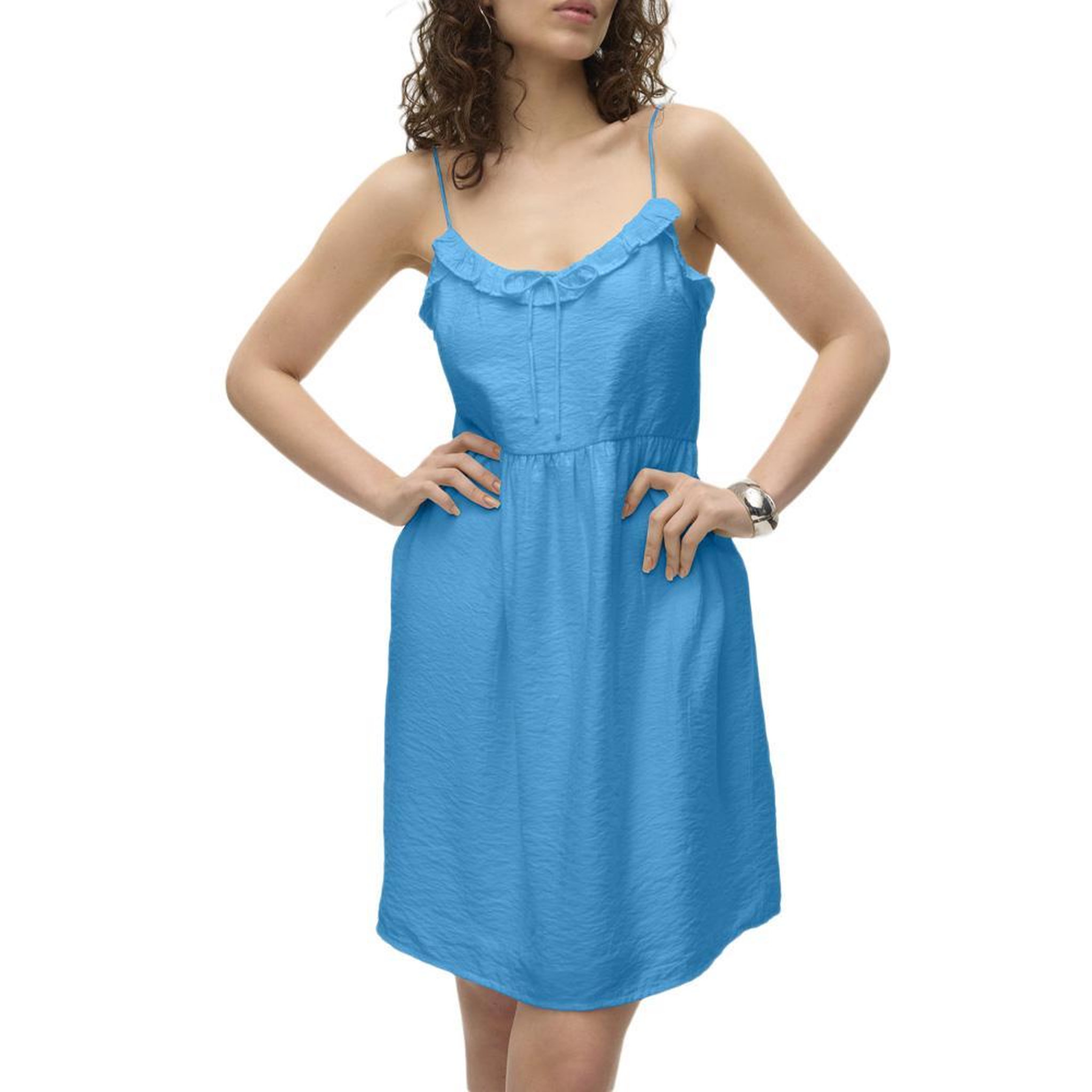 Voir la diapositive 1 : Vero Moda Robe Bleu Femme Vero Moda Wicky