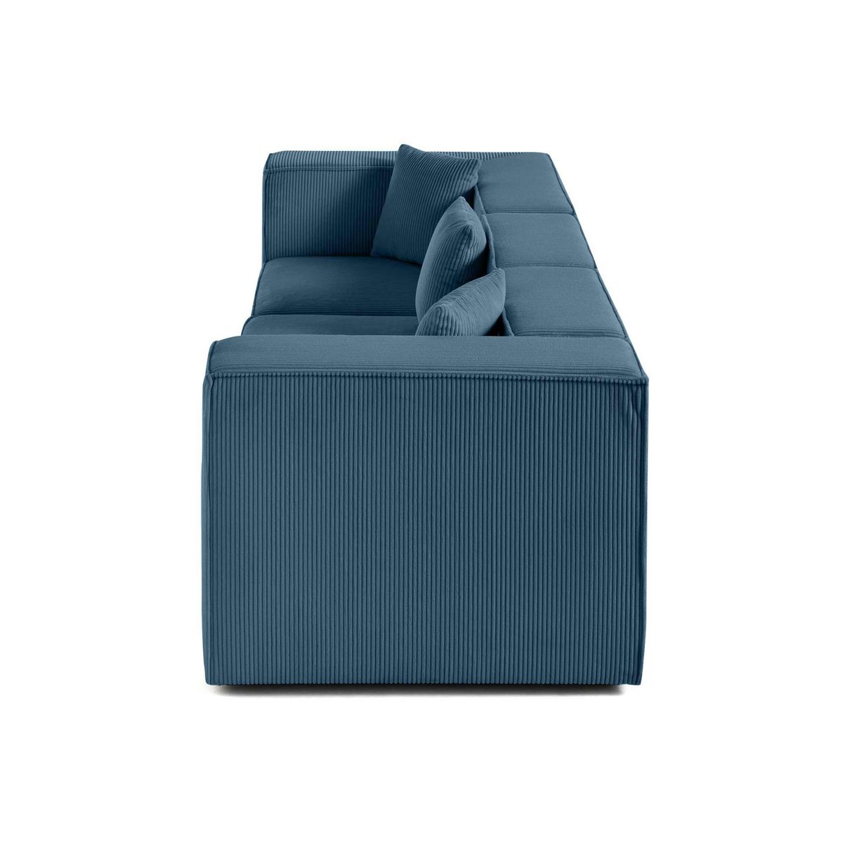 LISA DESIGN Arty - canapé modulable 3 places - en velours côtelé