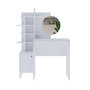 Voir la diapositive 1 : Habitat et Jardin Table de maquillage en bois  Mup  105 x 35 x 151 cm - Blanc