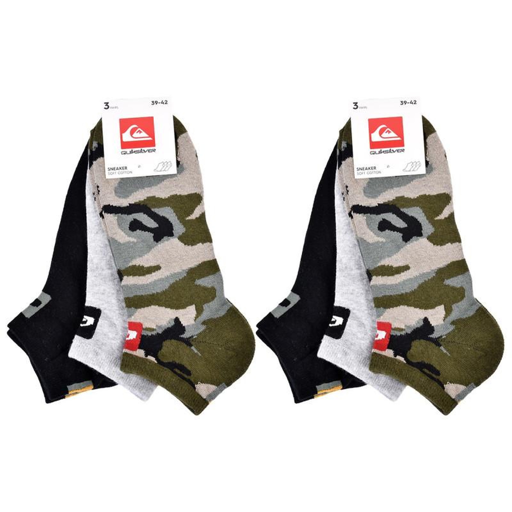 Voir la diapositive 4 : QUIKSILVER Chaussettes QUIKSILVER SNEAKER