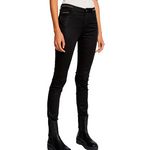 MORGAN Pantalon Slim  enduit Femme Morgan Palona. Coloris disponibles : Noir