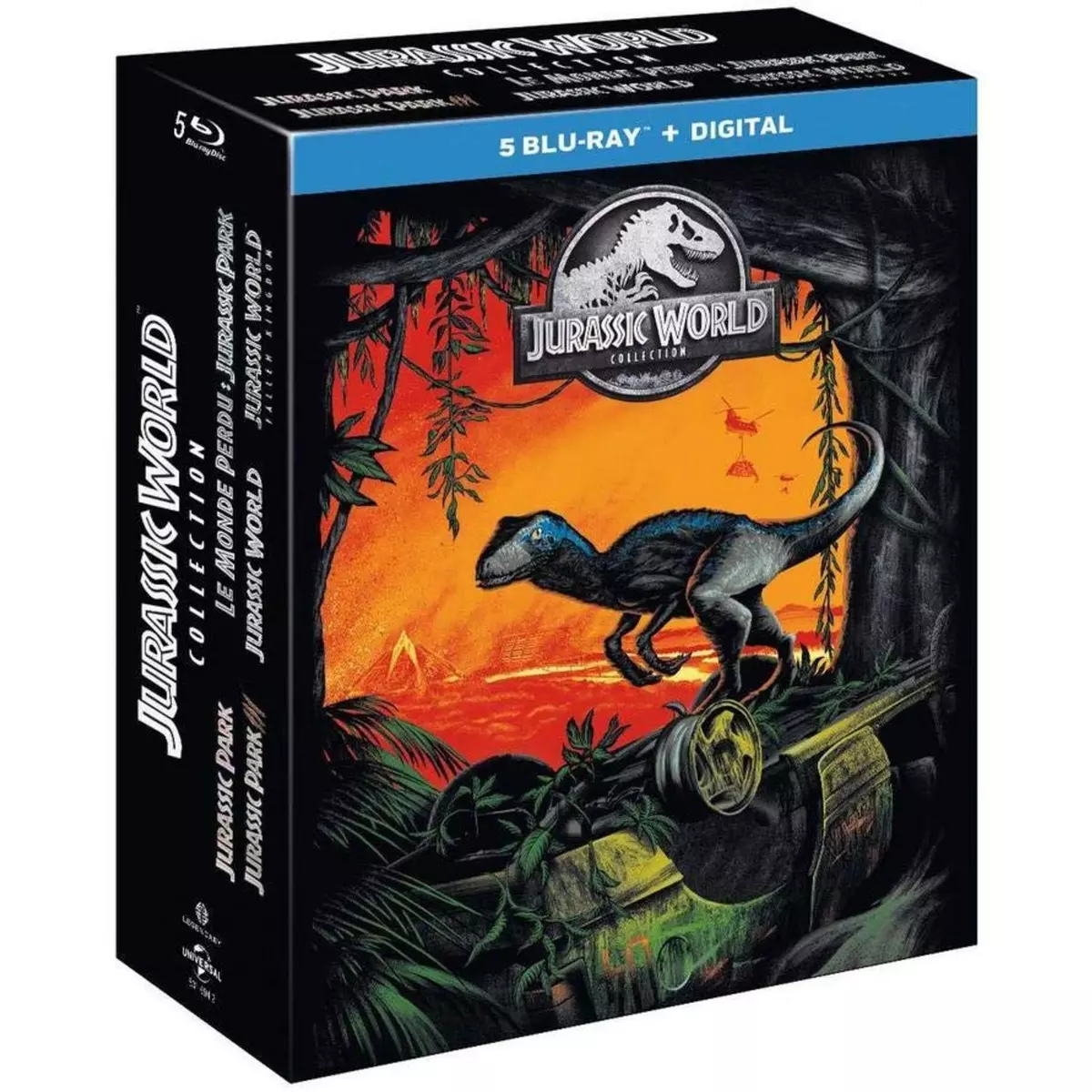 Coffret Jurassic Park L'intégrale Blu-Ray
