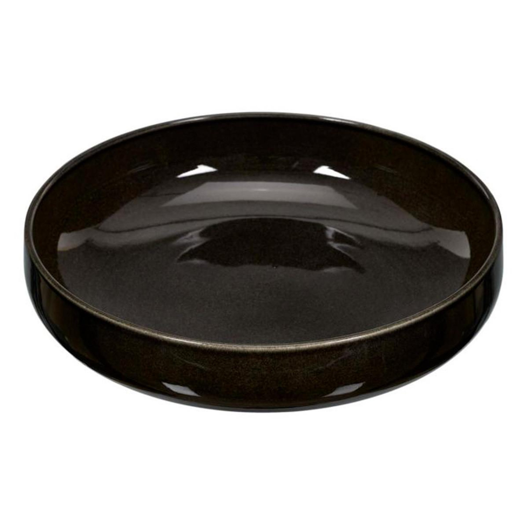 The Home Deco Factory Saladier en céramique design  gancia  2,5l noir