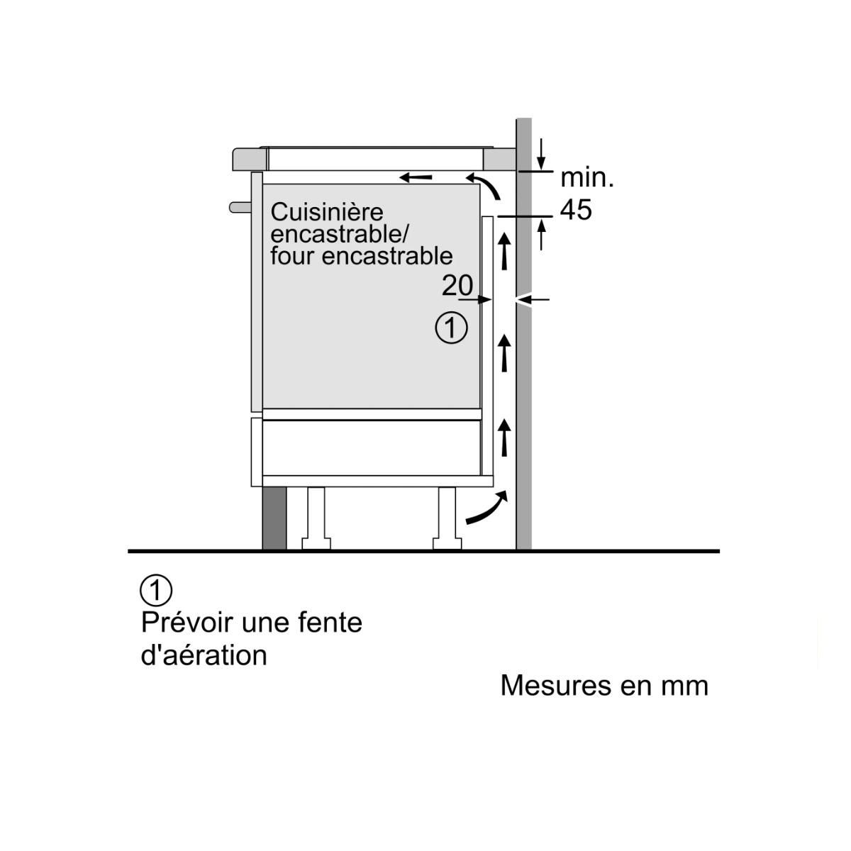 Siemens Table de cuisson à induction 60cm 4 feux 7400w - EX612BEB1F