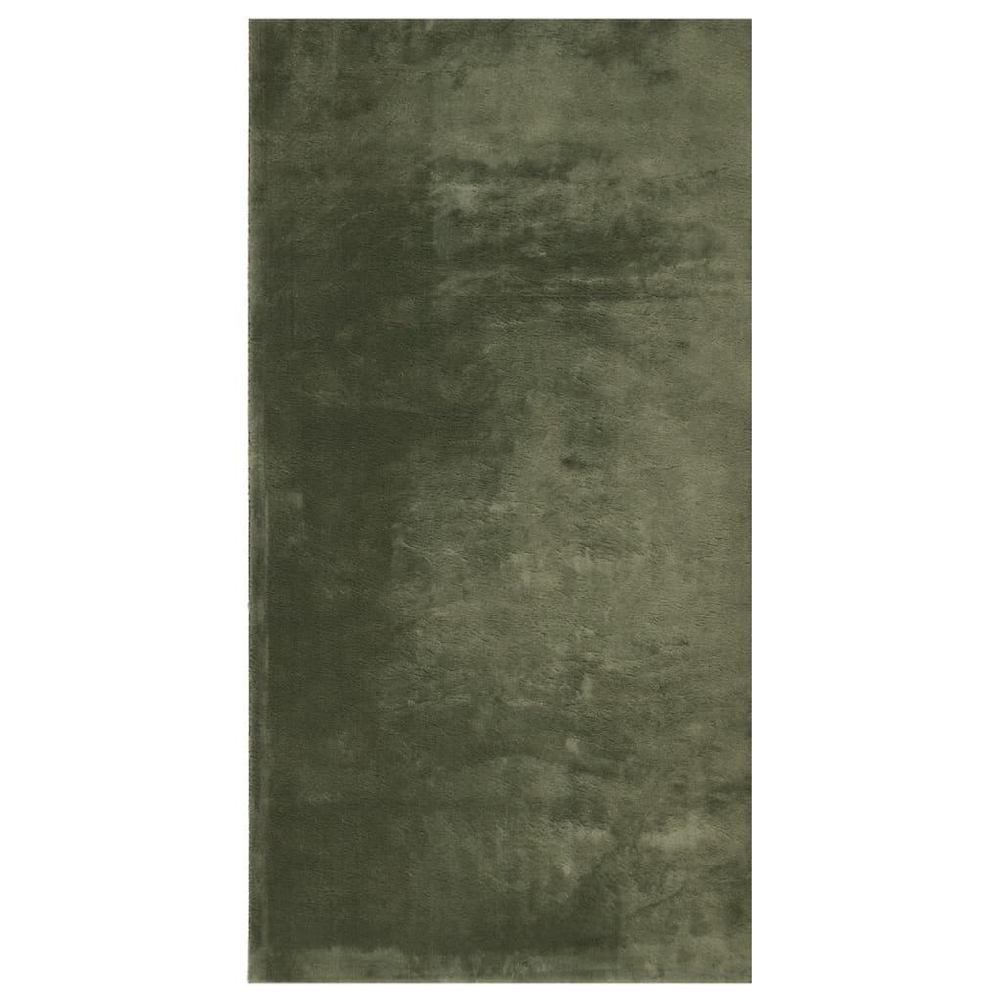 Voir la diapositive 2 : VIDAXL Tapis HUARTE a poils courts doux et lavable vert foret 60x110cm