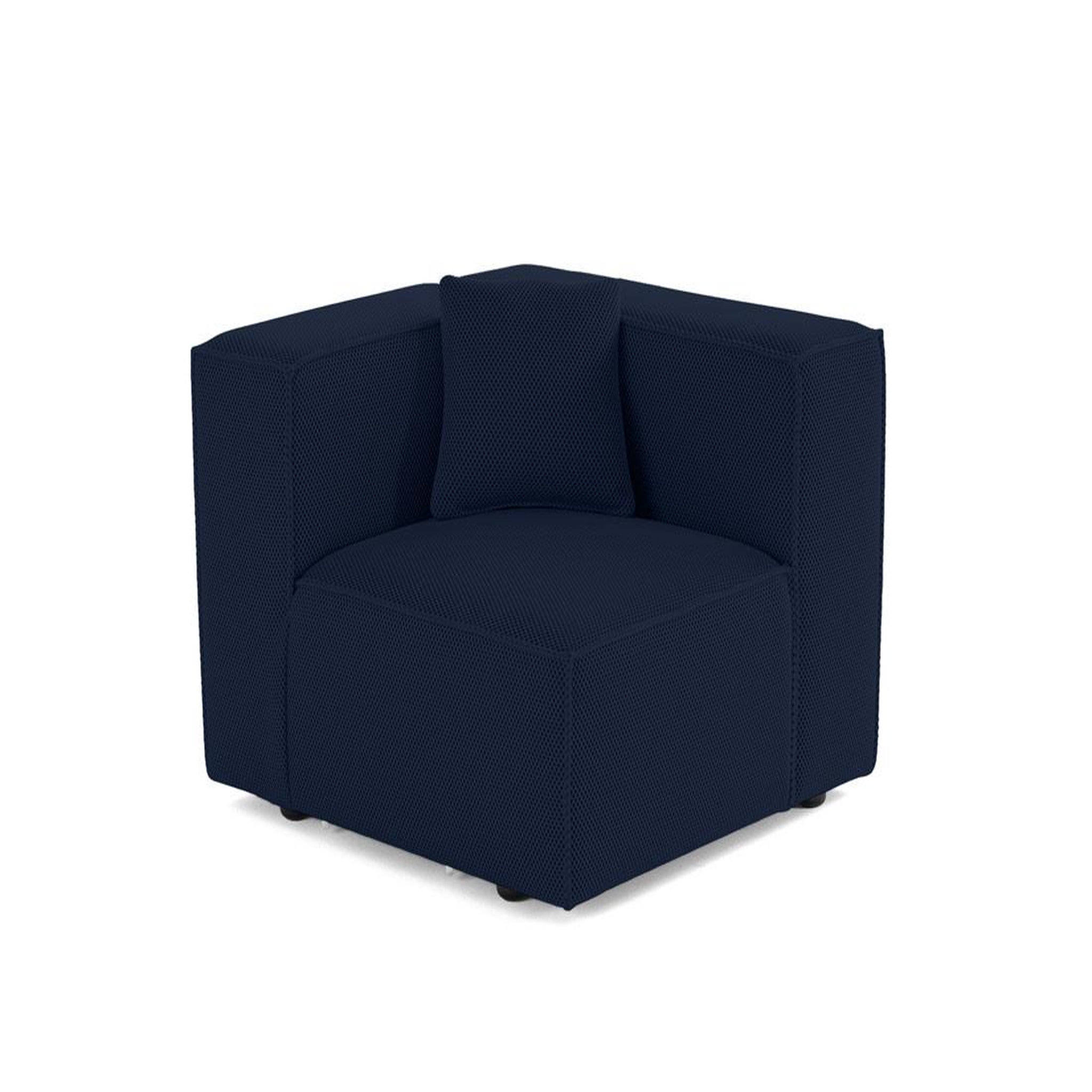 Voir la diapositive 1 : LISA DESIGN Arty - module d'assise droit - en tissu mailles 3d