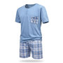 Voir la diapositive 1 : OZABI OZABI Ensemble Pyjama Pyjama Court Homme Coton