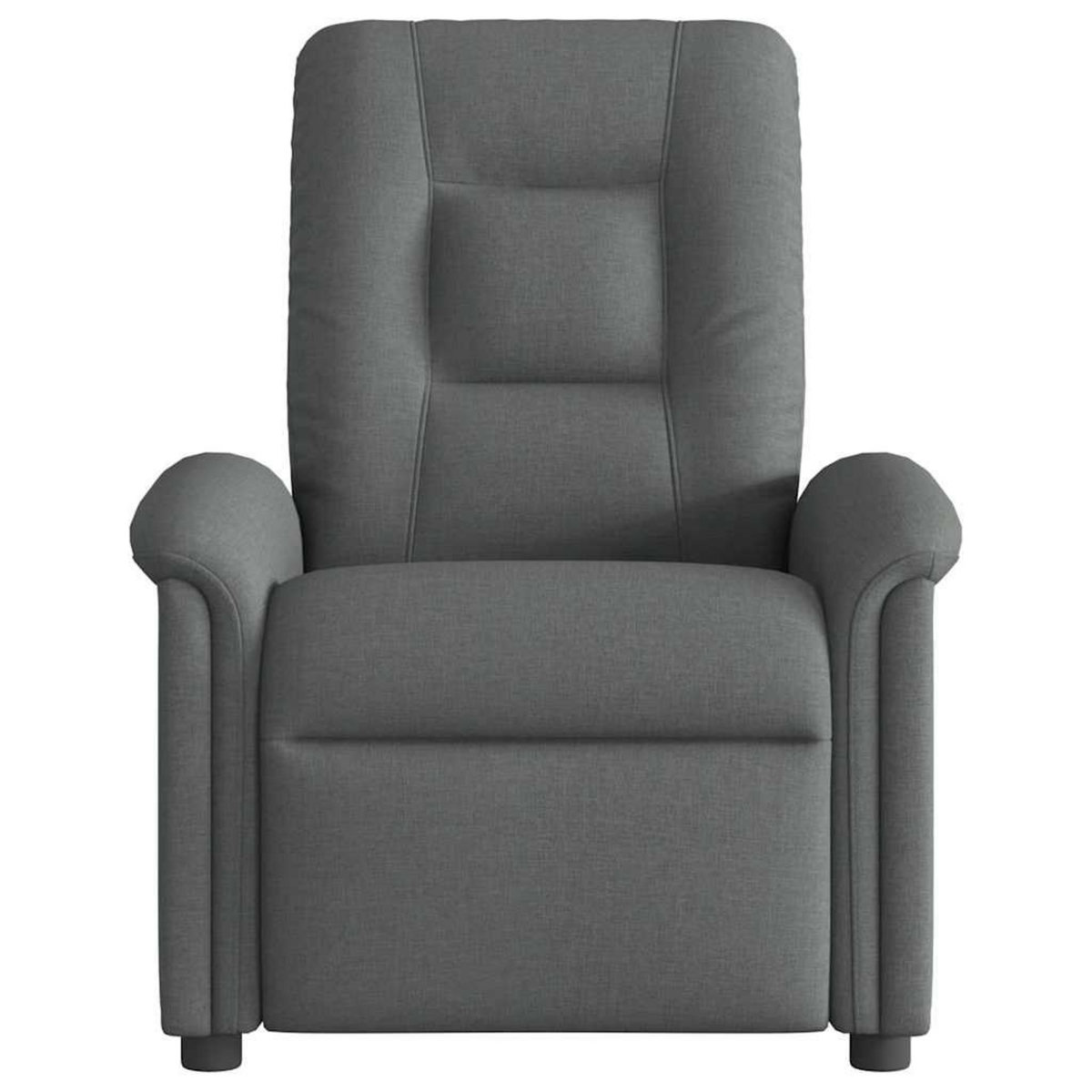 VIDAXL Fauteuil de massage inclinable Gris fonce Tissu