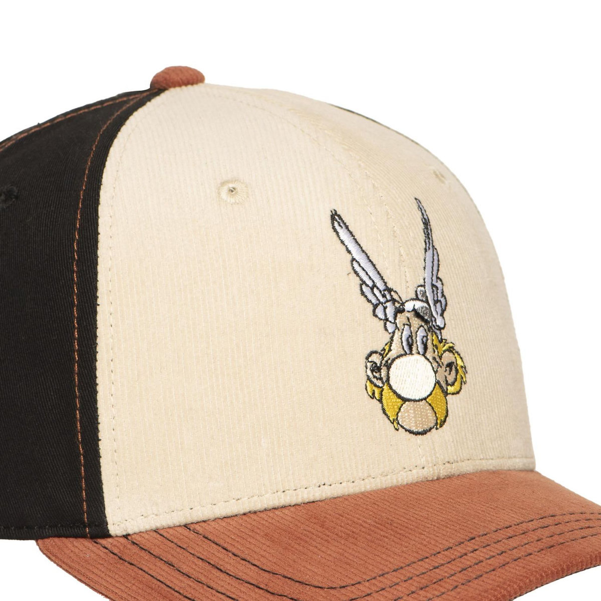 CAPSLAB Casquette prenium semi curved Asterix