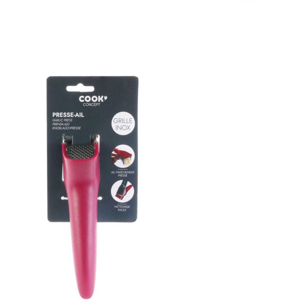 COOK CONCEPT Presse ail pvc grille inox