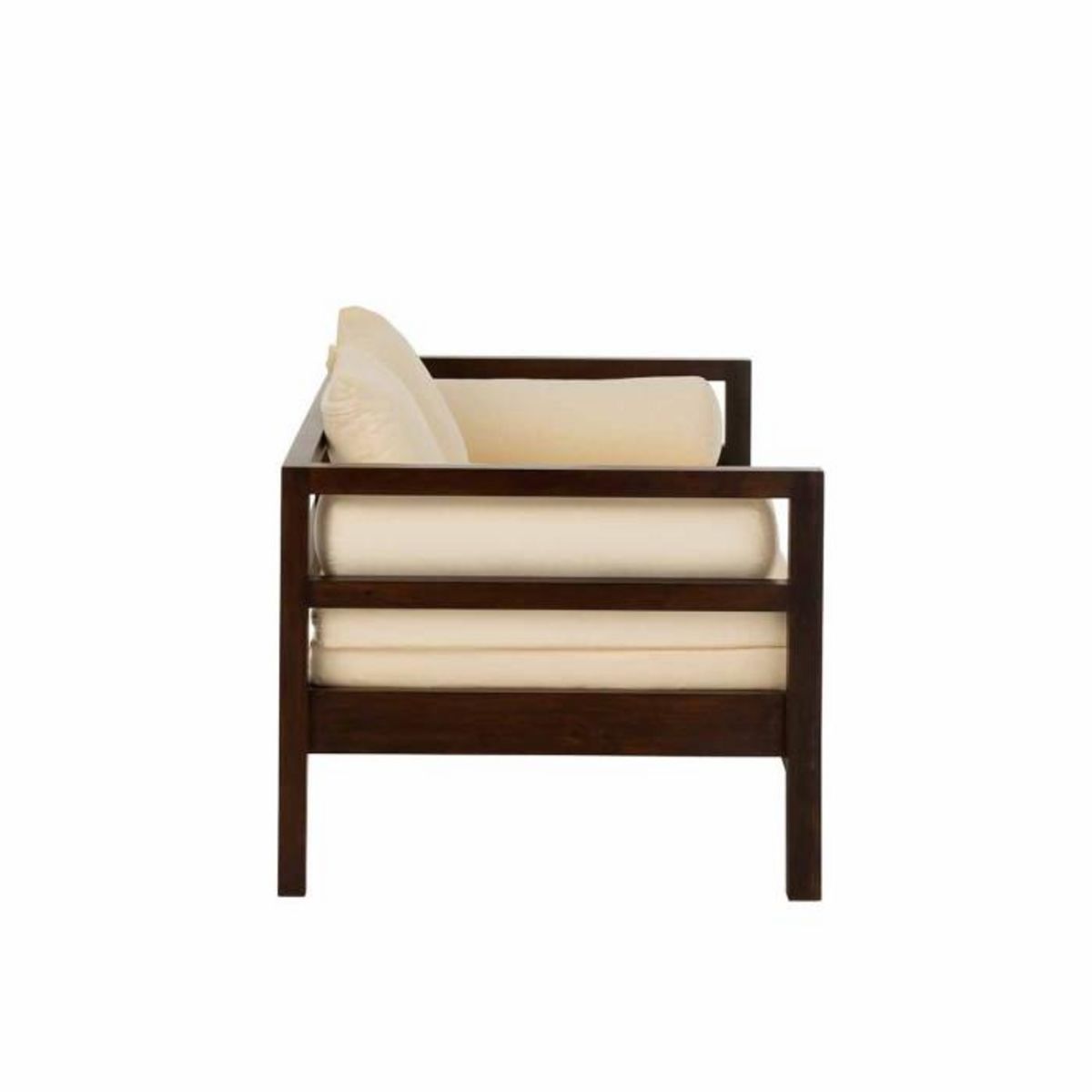 Paris Prix Canapé Banquette en Bois  Gavya  163cm Brun Foncé