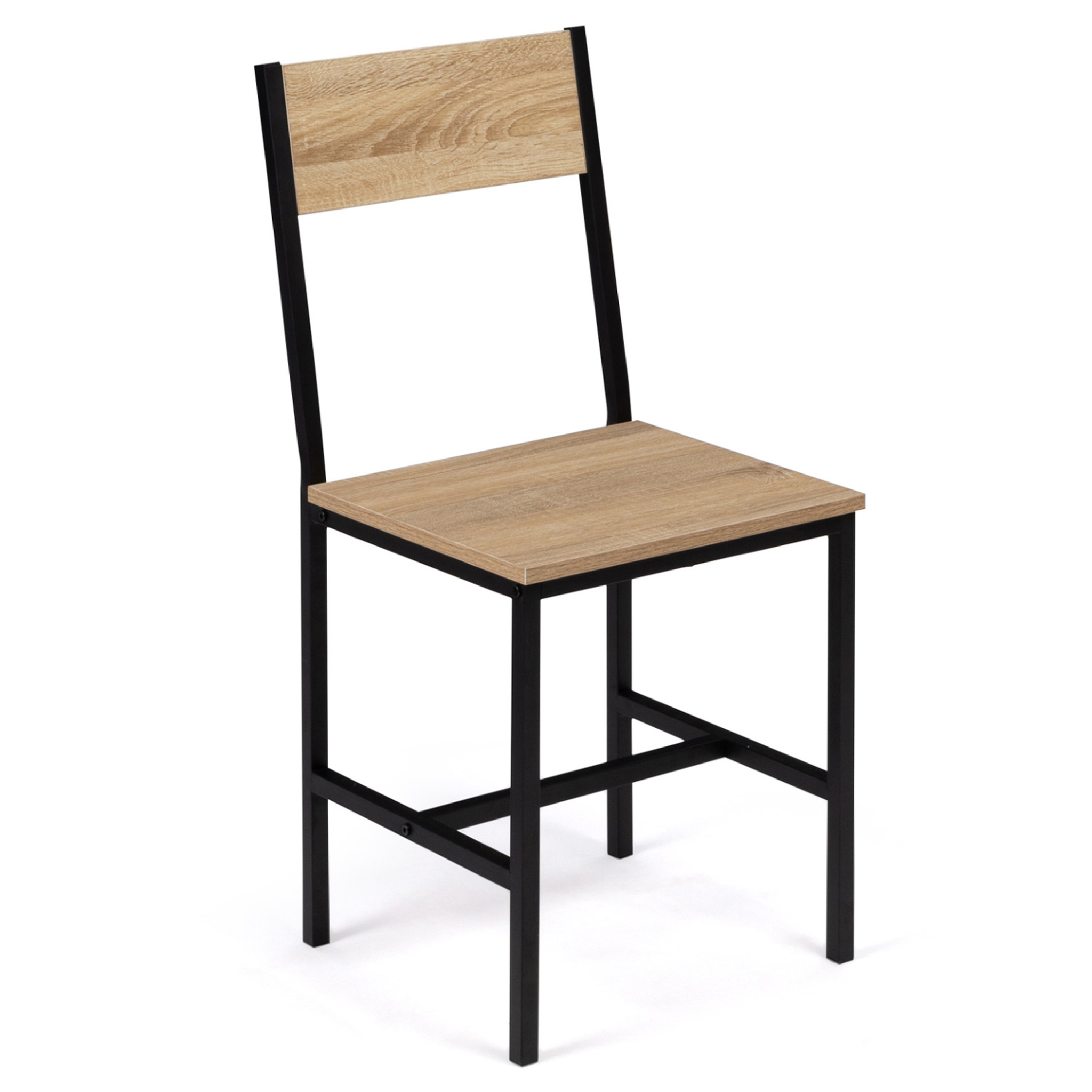 Voir la diapositive 3 : ID MARKET Lot de 6 chaises de cuisine detroit design industriel