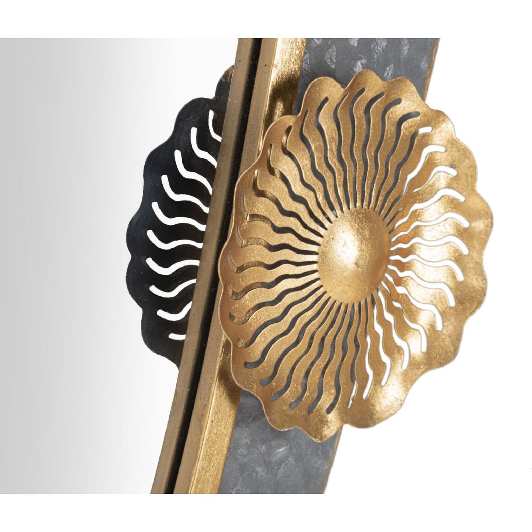 Voir la diapositive 2 : Paris Prix Miroir mural design  art  90cm gris & or