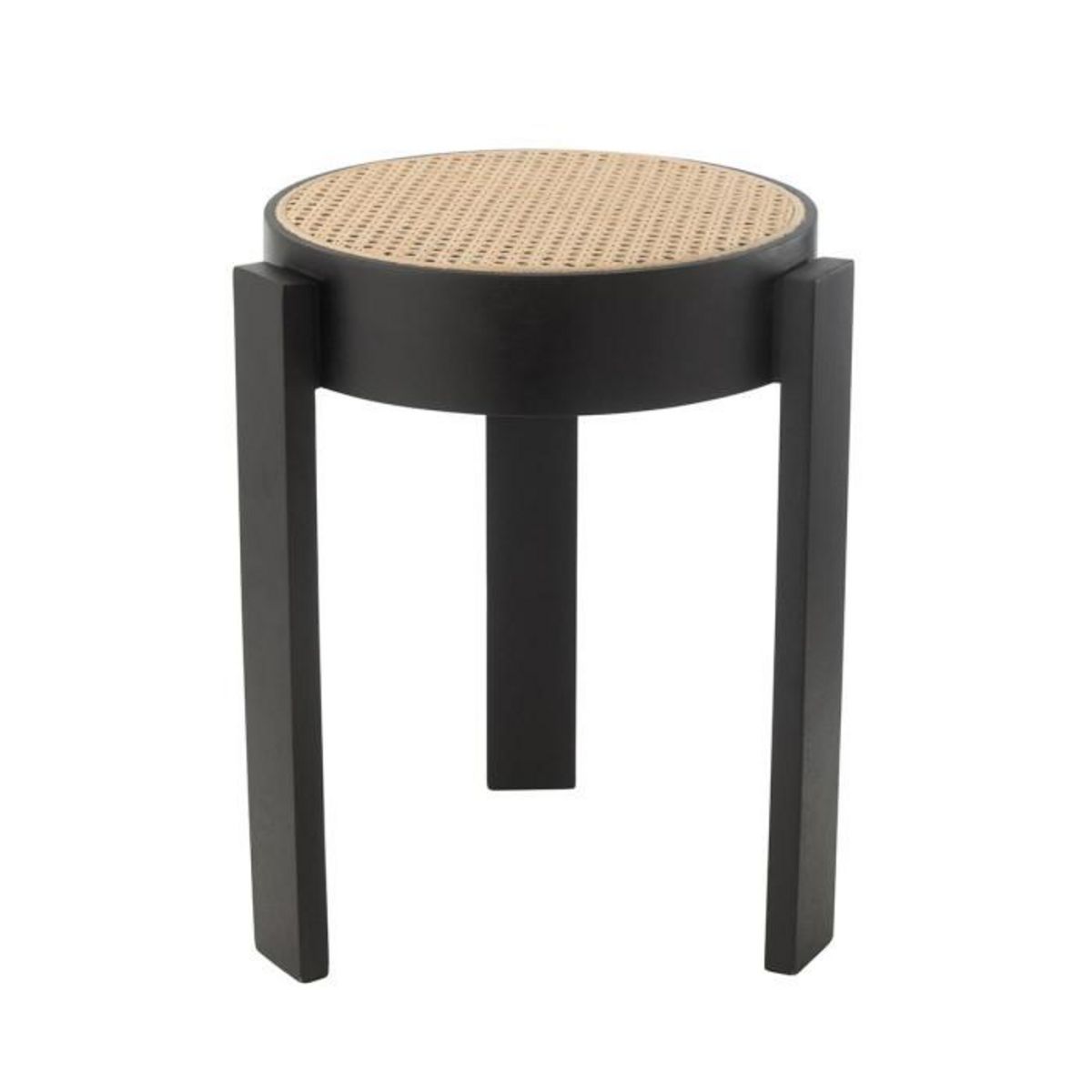 Paris Prix Tabouret Rond en Bois  Pune  44cm Noir
