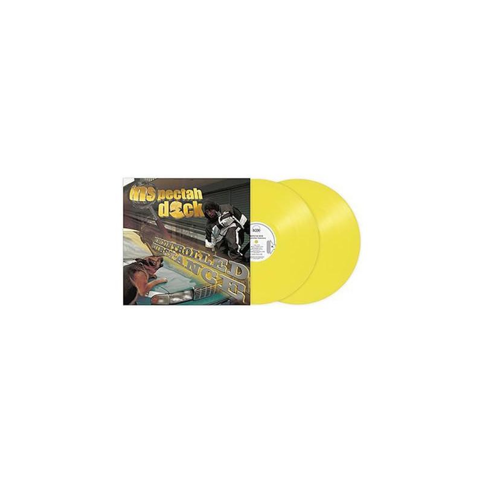 Album vinyle double inspectah deck « uncontrolled substance » jaune, 2 disques