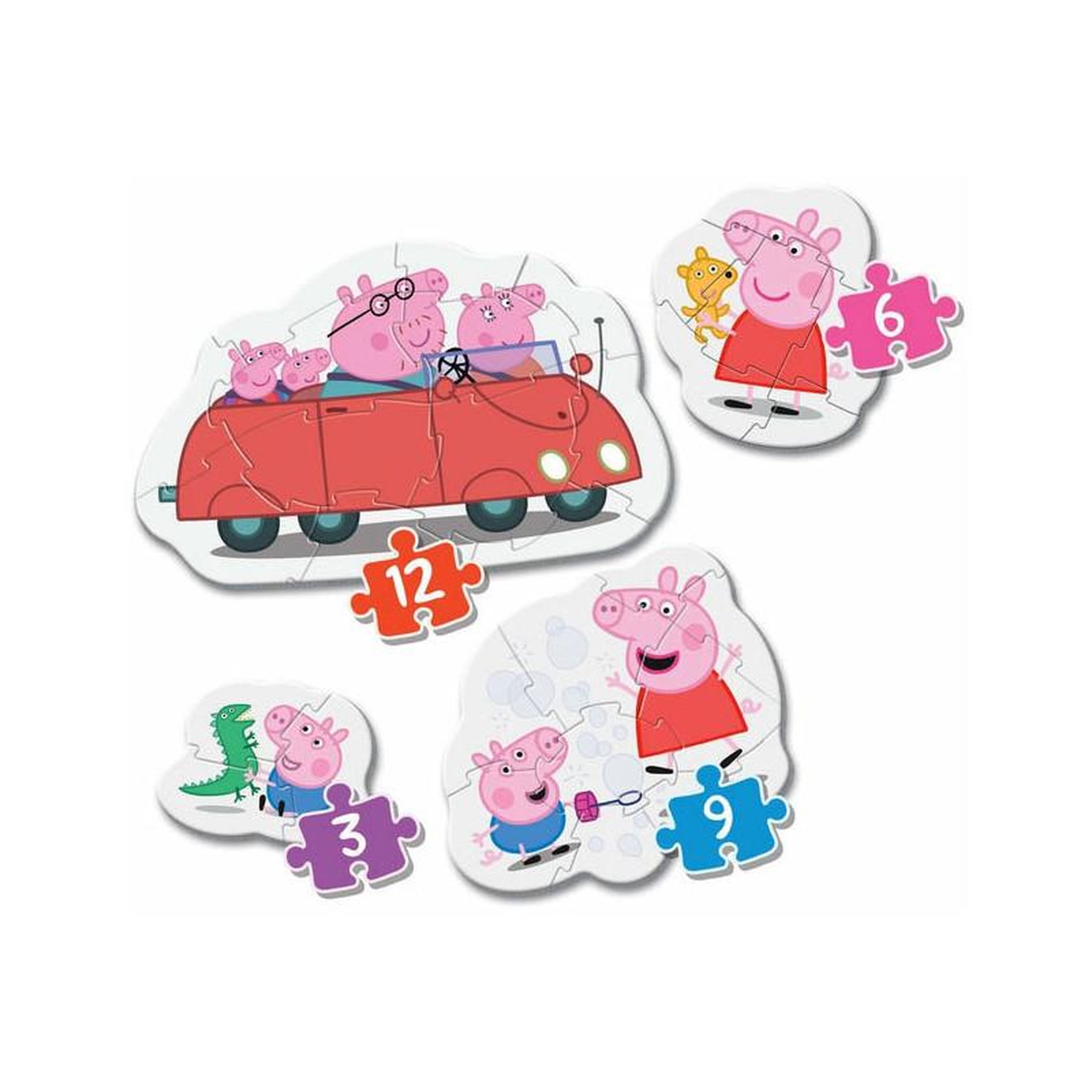 Voir la diapositive 2 : CLEMENTONI Clementoni Jigsaw Puzzle My First Puzzles - Peppa Pig 20829